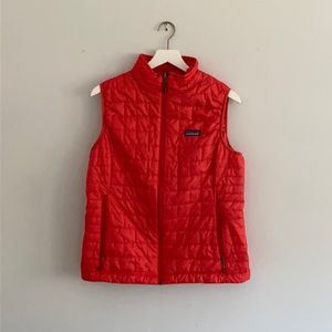 Orangey Red Patagonia vest!